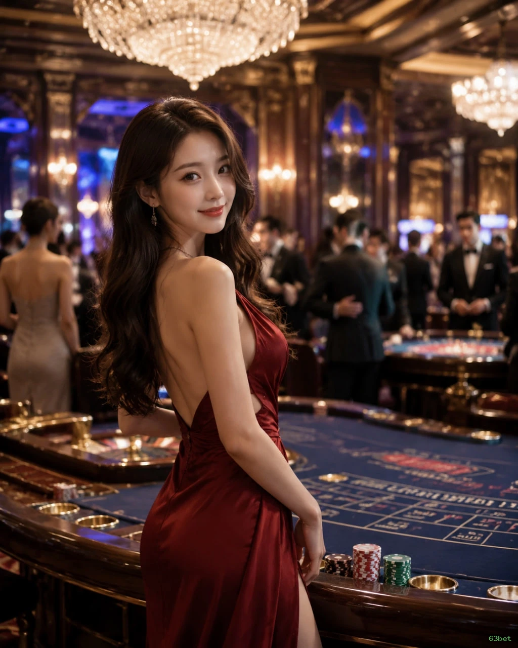 Cassino ao vivo da 63bet com dealers reais